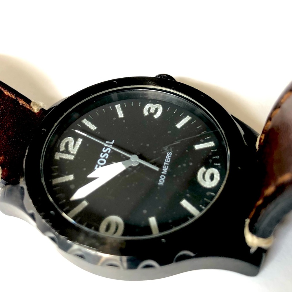 Fossil watch excellent condition genuine leather
